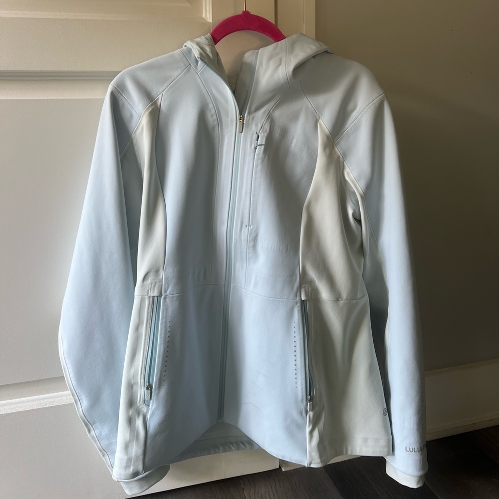 Light blue lululemon jacket size 12